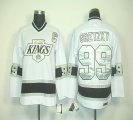 Wholesale Cheap Kings #99 Wayne Gretzky White CCM Throwback Stitched NHL Jersey