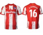 Wholesale Cheap Men 2021-2022 Club Atletico Madrid home aaa version red 16 Nike Soccer Jersey