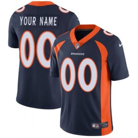Wholesale Cheap Nike Denver Broncos Customized Navy Blue Alternate Stitched Vapor Untouchable Limited Youth NFL Jersey