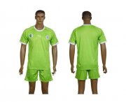 Wholesale Cheap Algeria Blank Green Away Soccer Country Jersey