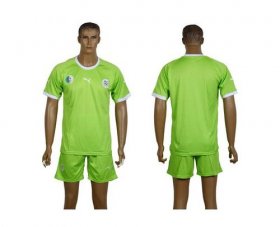 Wholesale Cheap Algeria Blank Green Away Soccer Country Jersey