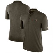 Wholesale Cheap Men's Denver Broncos Nike Olive Salute to Service Sideline Polo T-Shirt