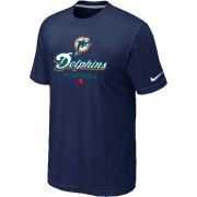 Wholesale Cheap Nike Miami Dolphins Critical Victory NFL T-Shirt Midnight Blue