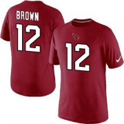 Wholesale Cheap Nike Arizona Cardinals #12 John Brown Pride Name & Number NFL T-Shirt Red