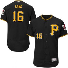 Wholesale Cheap Pirates #16 Jung-ho Kang Black Flexbase Authentic Collection Stitched MLB Jersey