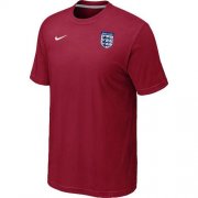 Wholesale Cheap Nike England 2014 World Small Logo Soccer T-Shirt Red