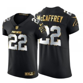 Wholesale Cheap Carolina Panthers #22 Christian McCaffrey Men\'s Nike Black Edition Vapor Untouchable Elite NFL Jersey