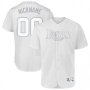 Wholesale Cheap Tampa Bay Rays Majestic 2019 Players' Weekend Flex Base Authentic Roster Custom Jersey White