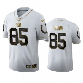 Wholesale Cheap Indianapolis Colts #85 Eric Ebron Men\'s Nike White Golden Edition Vapor Limited NFL 100 Jersey