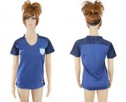 Wholesale Cheap Women's England Blank Away Soccer Country Jersey