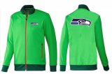 Wholesale Cheap NFL Seattle Seahawks Team Logo Jacket Green_1