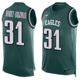 Wholesale Cheap Nike Eagles #31 Nickell Robey-Coleman Green Team Color Men\'s Stitched NFL Limited Tank Top Jersey
