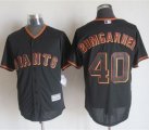 Wholesale Cheap Giants #40 Madison Bumgarner Black New Cool Base Stitched MLB Jersey