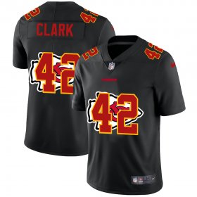 Wholesale Cheap Kansas City Chiefs #42 Anthony Sherman Men\'s Nike Team Logo Dual Overlap Limited NFL Jersey Black