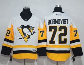 Wholesale Cheap Penguins #72 Patric Hornqvist White New Away Stitched NHL Jersey
