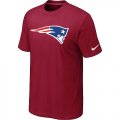 Wholesale Cheap Nike New England Patriots Sideline Legend Authentic Logo Dri-FIT NFL T-Shirt Red