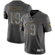 Wholesale Cheap Nike Saints #19 Ted Ginn Jr Gray Static Youth Stitched NFL Vapor Untouchable Limited Jersey