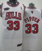 Wholesale Cheap Chicago Bulls #33 Scottie Pippen White Swingman Jersey