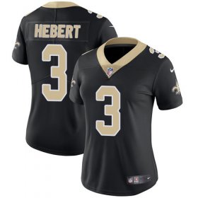 Wholesale Cheap Nike Saints #3 Bobby Hebert Black Team Color Women\'s Stitched NFL Vapor Untouchable Limited Jersey
