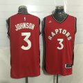 Wholesale Cheap Men's Toronto Raptors #3 James Johnson Red New NBA Rev 30 Swingman Jersey