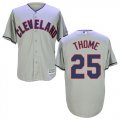 Wholesale Cheap Indians #25 Jim Thome Grey New Cool Base Stitched MLB Jersey