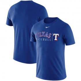 Wholesale Cheap Texas Rangers Nike MLB Practice T-Shirt Royal