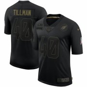 Cheap Arizona Cardinals #40 Pat Tillman Nike 2020 Salute To Service Retired Limited Jersey Black