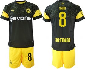 Wholesale Cheap Dortmund #8 Sahin Away Soccer Club Jersey