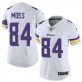Wholesale Cheap Nike Vikings #84 Randy Moss White Women's Stitched NFL Vapor Untouchable Limited Jersey