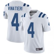 Wholesale Cheap Nike Colts #4 Adam Vinatieri White Men's Stitched NFL Vapor Untouchable Limited Jersey