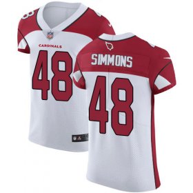 Wholesale Cheap Nike Cardinals #48 Isaiah Simmons White Men\'s Stitched NFL New Elite Jersey