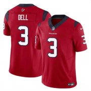 Cheap Men's Houston Texans #3 Tank Dell Red 2023 F.U.S.E. Vapor Untouchable Football Stitched Jersey