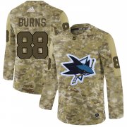 Wholesale Cheap Adidas Sharks #88 Brent Burns Camo Authentic Stitched NHL Jersey