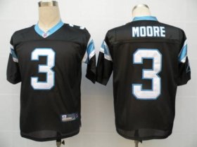 Wholesale Cheap Panthers #3 Matt Moore Black Stitched NFL Jersey