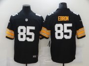 Wholesale Cheap Men's Pittsburgh Steelers #85 Eric Ebron Black 2017 Vapor Untouchable Stitched NFL Nike Throwback Limited Jersey