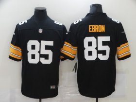 Wholesale Cheap Men\'s Pittsburgh Steelers #85 Eric Ebron Black 2017 Vapor Untouchable Stitched NFL Nike Throwback Limited Jersey