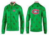 Wholesale Cheap NHL Montreal Canadiens Zip Jackets Green-2