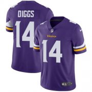 Wholesale Cheap Nike Vikings #14 Stefon Diggs Purple Team Color Men's Stitched NFL Vapor Untouchable Limited Jersey