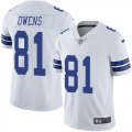 Wholesale Cheap Nike Cowboys #81 Terrell Owens White Men's Stitched NFL Vapor Untouchable Limited Jersey
