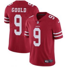 Wholesale Cheap Nike 49ers #9 Robbie Gould Red Team Color Men\'s Stitched NFL Vapor Untouchable Limited Jersey