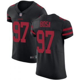 Wholesale Cheap Nike 49ers #97 Nick Bosa Black Alternate Men\'s Stitched NFL Vapor Untouchable Elite Jersey