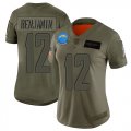 Wholesale Cheap Nike Chargers #12 Travis Benjamin Camo Women's Stitched NFL Limited 2019 Salute to Service Jersey