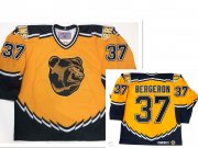 Wholesale Cheap Men's Boston Bruins #37 Patrice Bergeron Yellow 2019 CCM NHL jerseys