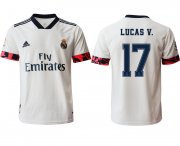 Wholesale Cheap Men 2020-2021 club Real Madrid home aaa version 17 white Soccer Jerseys2