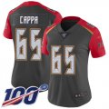 Wholesale Cheap Nike Buccaneers #65 Alex Cappa Gray Women's Stitched NFL Limited Inverted Legend 100th Season Jersey