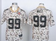 Wholesale Cheap Nike Texans #99 J.J. Watt Camo USMC Men's Stitched NFL Elite Jersey