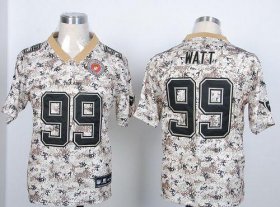 Wholesale Cheap Nike Texans #99 J.J. Watt Camo USMC Men\'s Stitched NFL Elite Jersey