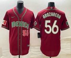 Cheap Men's Mexico Baseball #56 Randy Arozarena Number 2023 Red World Classic Stitched Jersey11