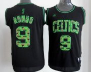 Wholesale Cheap Boston Celtics #9 Rajon Rondo Black Camo Fashion Jersey