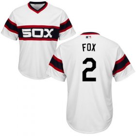 Wholesale Cheap White Sox #2 Nellie Fox White Alternate Home Cool Base Stitched Youth MLB Jersey